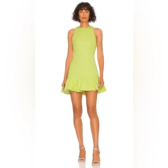 LIKLEY Toni Mini Dress, Size 4, Yellow Cream, $248 - Picture 1 of 9